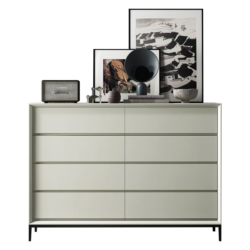 Wooden Storage Chest Modern Dresser with 3/4/5/8 Drawers , 15.6 Inch Width