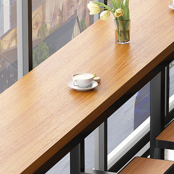 Industrial Style Bar Set 1/4/7/13 Pieces Solid Wood Rectangle Pub Dining Set