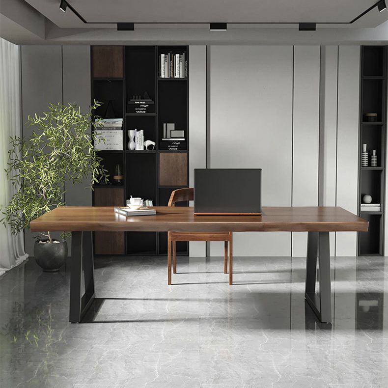 Industrial 1/2 Pieces Dining Set Solid Wood Dining Table for Home Use