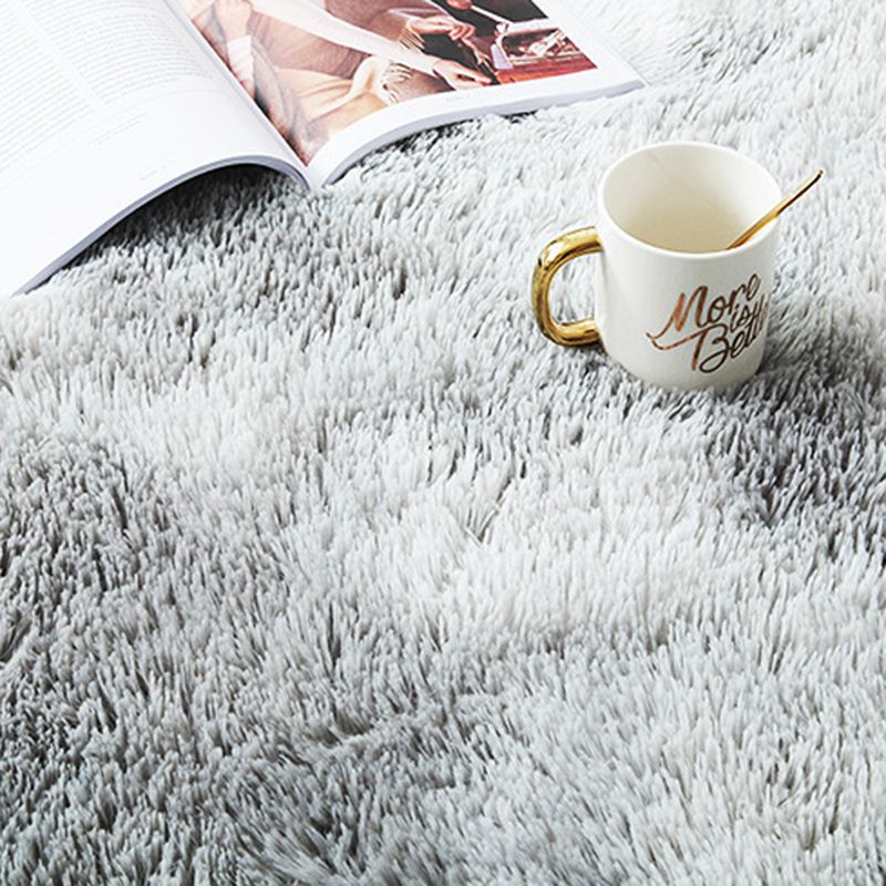Colorful Tie Dye Printed Rug Modern Polyester Carpet Shag Anti-Slip Backing Rug for Living Room
