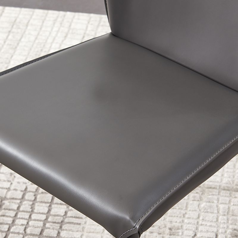 Contemporary Kitchen Dining Side Chair Matte Finish Dining Chair