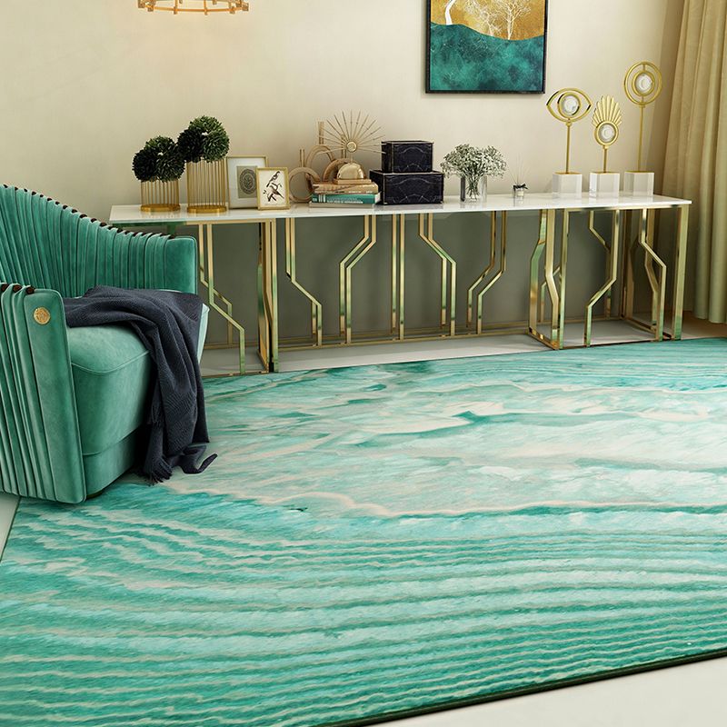 Stijlvolle multicolor Nordic Trug Synthetics Geometrische waterverf tapijt Niet-slip Stain Resistant Machine Wasbaar Tapsel voor salon