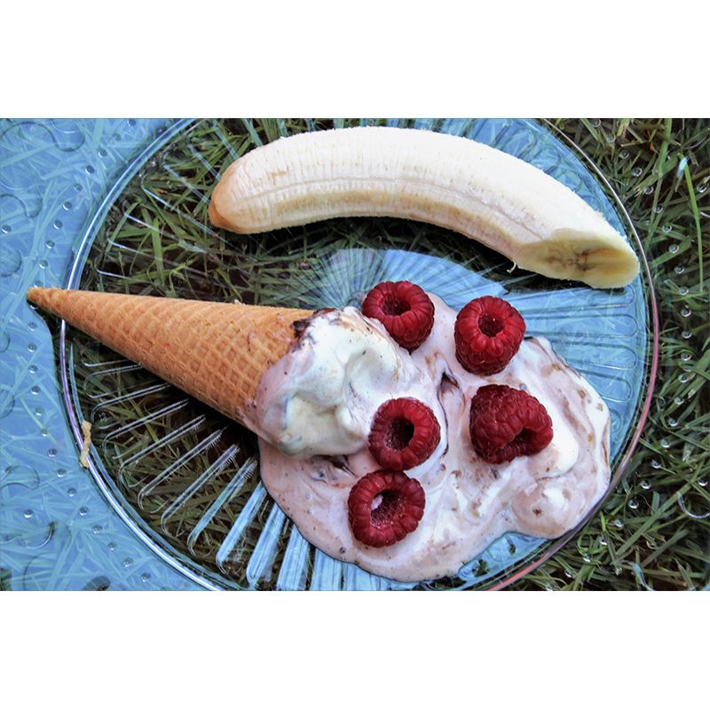 Customized Ice Cream Dessert Mural Modern Wall Covering for Dessert Shop