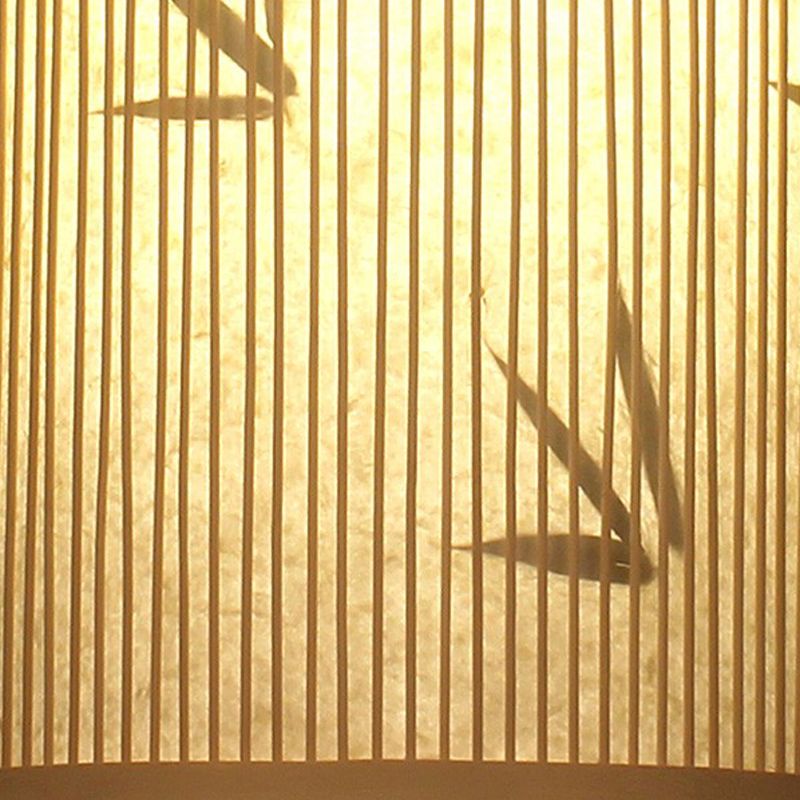 Zylindrisches Restaurant Anhänger Licht Bambus 1 Kopf Chinoiserie Hanging Light