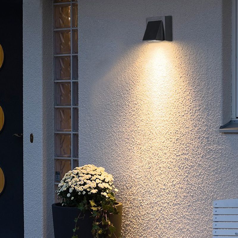 Black Wall Lamp Modern Style Wall Mount Lamp with Acrylic Shade for Bedroom