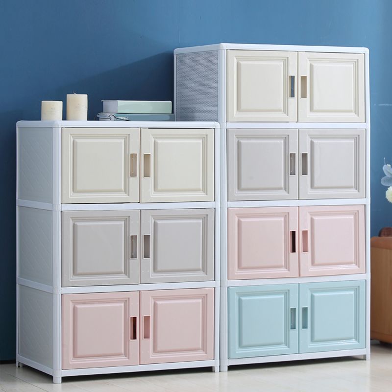 Modern Plastic Cabinets Sideboard Buffet Multicolored Living Room Buffet