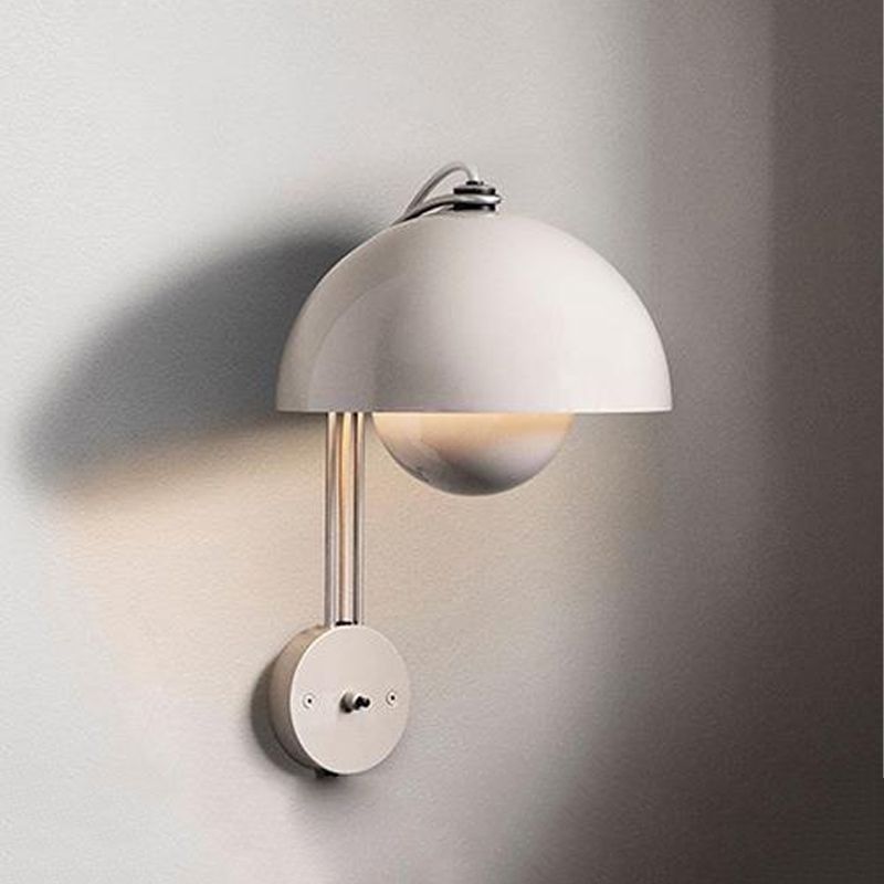Metal Dome Wall Light Sconces Minimalism 1 Light Wall Mounted Lamp