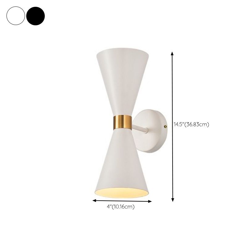 Modern Bath Vanity Lighting Metal Black/White Vanity Lamp for Bathroom