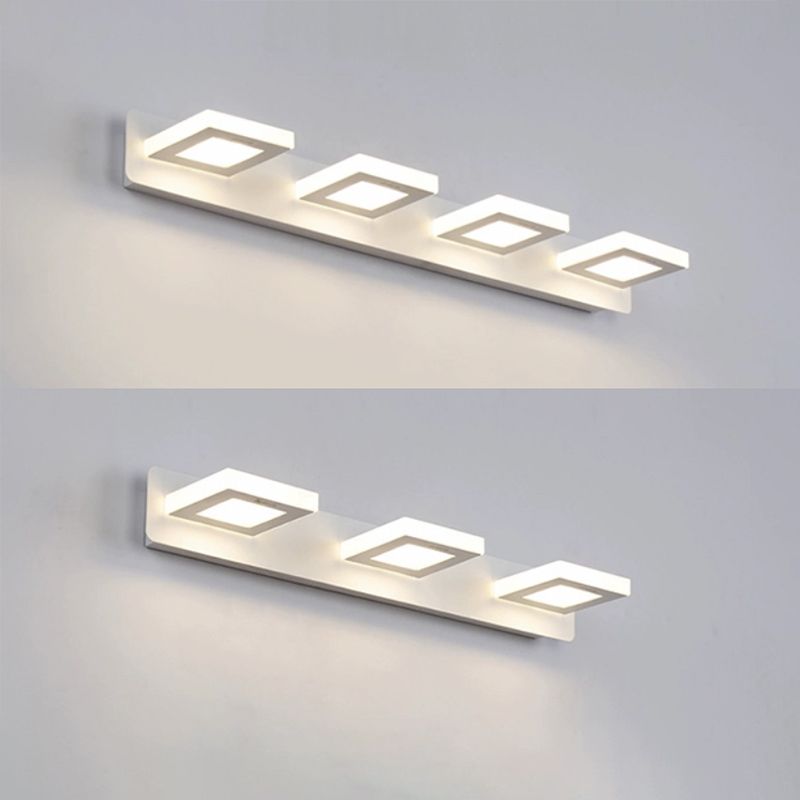 Postmodern Metal tocador Ligero blanco Multi luces LED Mirror Light para baño