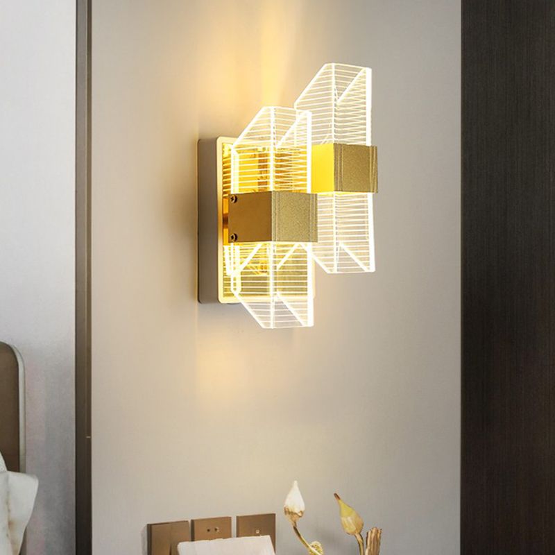 Modern Style Metal LED Wall Light Fixture Creative Wall Light Sconce for Bedroom