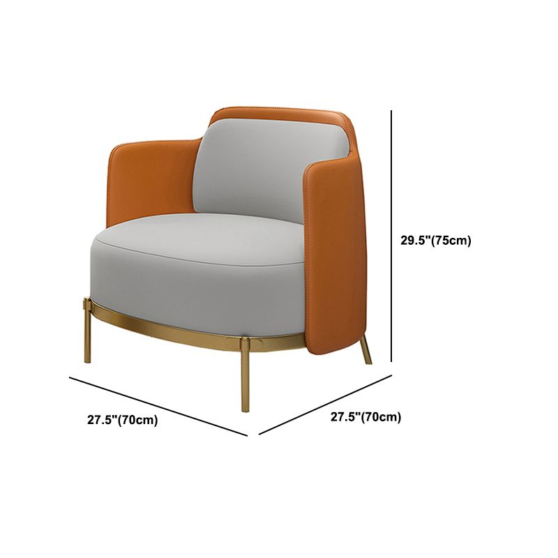 29.52" H Recessed Arm Sofa Contemporary Standard Sofa for Living Room