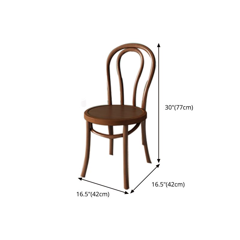 1/4/5/7 Pieces Dining Room Set Traditional Natural 4 Legs Table with Windsor Chairs