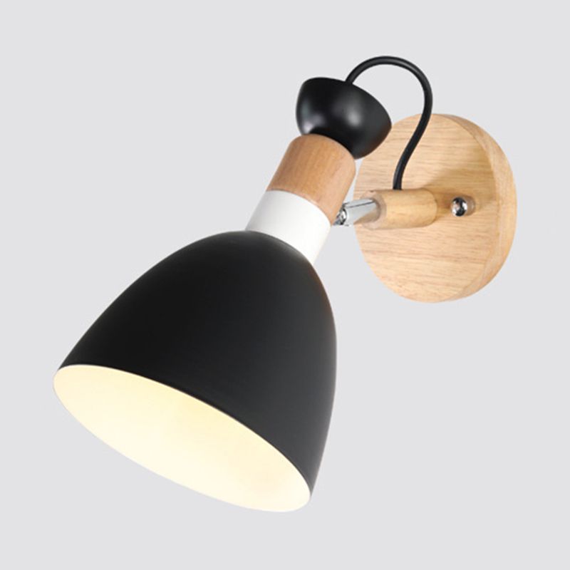Geometric Wall Mounted Lamps Modern Style Metal 1 Light Wall Light Sconces