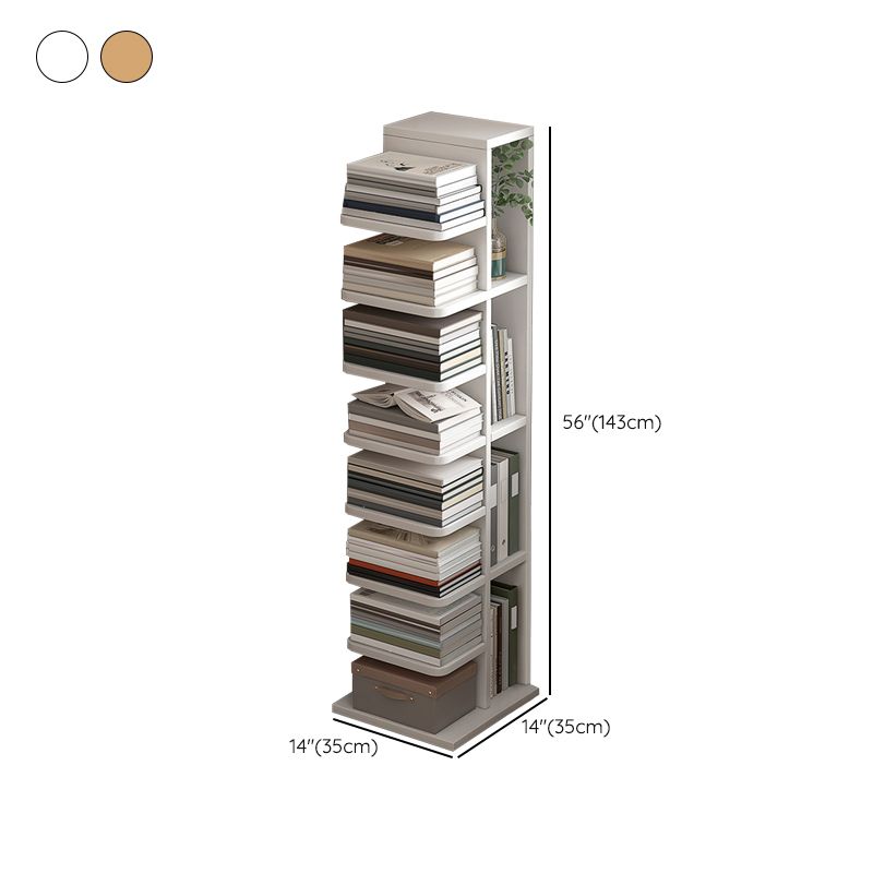 Modern Manufactured Wood Etagere Open Bookshelf for any Room