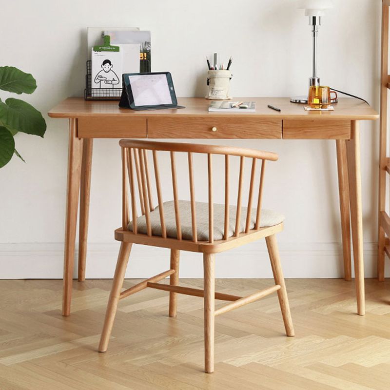 Silla de comedor de madera de estilo escandinavo, sillón con respaldo Windsor