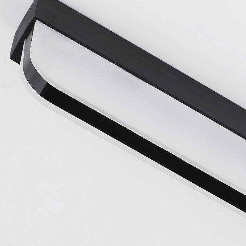 Linear Sconce Light Fixture Modern Style LED Metal Wall Mounted Light with Body Induction