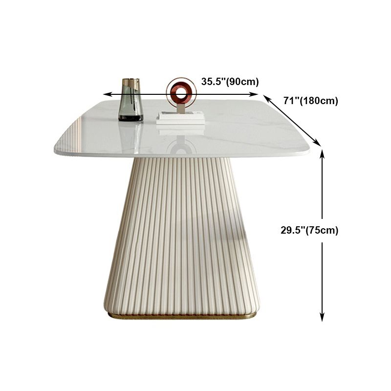 1/2/5/6/7 Pieces Glam Dining Room Set Rectangle Table Dining Set