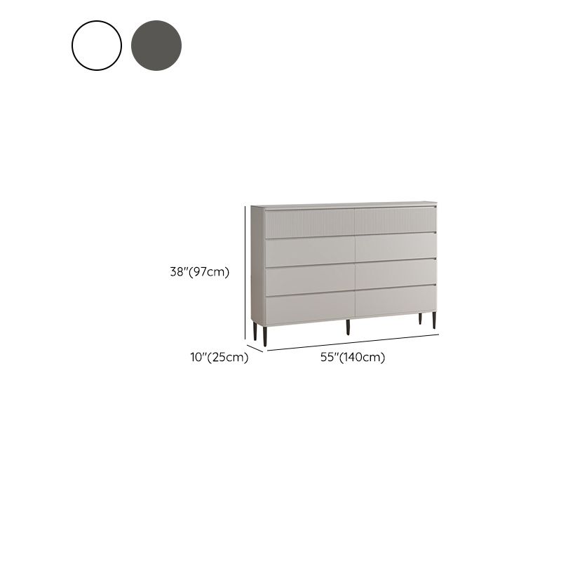 Classic Glam Storage Chest Stone Storage Chest Dresser with 5/6/8 Drawers