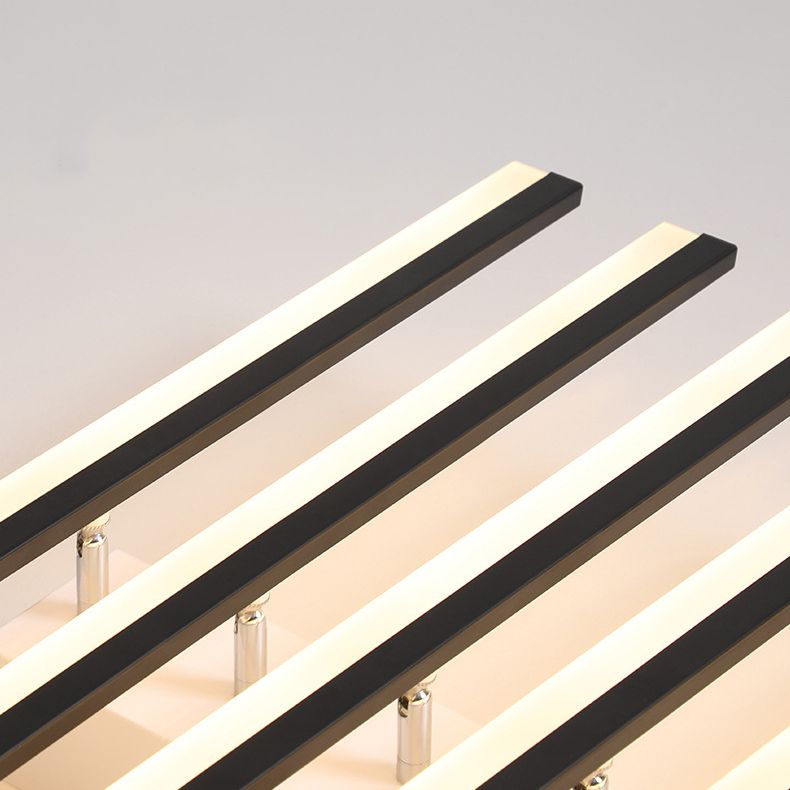 Barra delgada LED ACRYLIC FLUSH LEUCHAS DE CADO MODERNO Lámpara de montaje de 15 luces de 15 luces