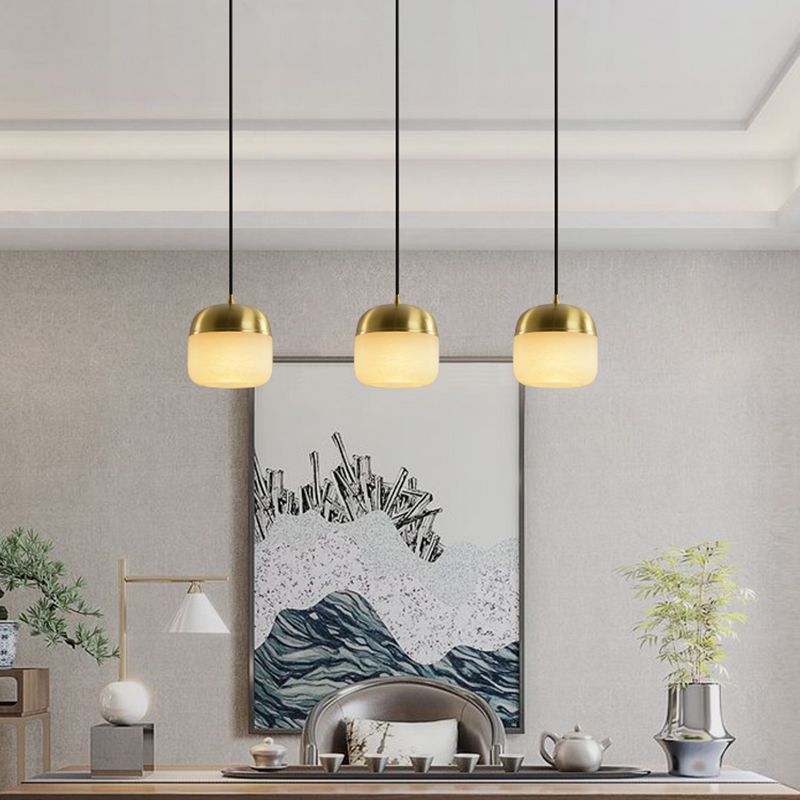 Techo de lámpara LED de mármol contemporánea para el comedor de la sala de estar