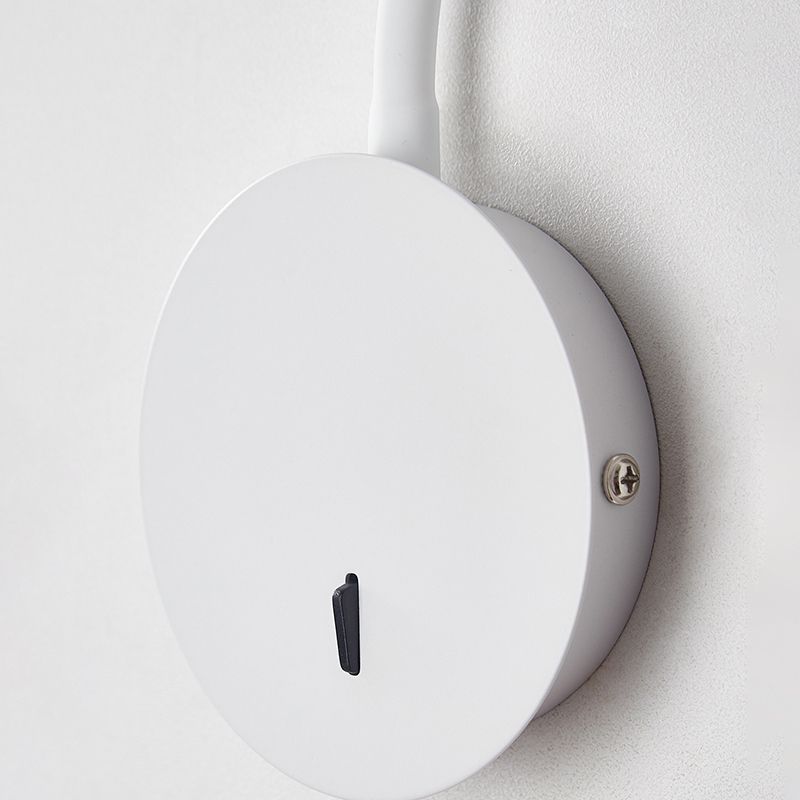 Lámpara de lectura metálica moderna Factura de la pared del hogar con brazo ajustable para el dormitorio