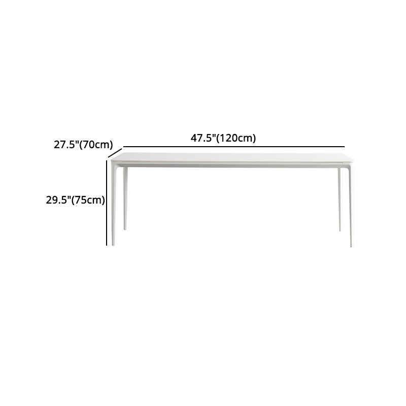 Modern Sintered Stone Top Dining Set Rectangle 1/2/4/5 Pieces Dining Table with Chairs