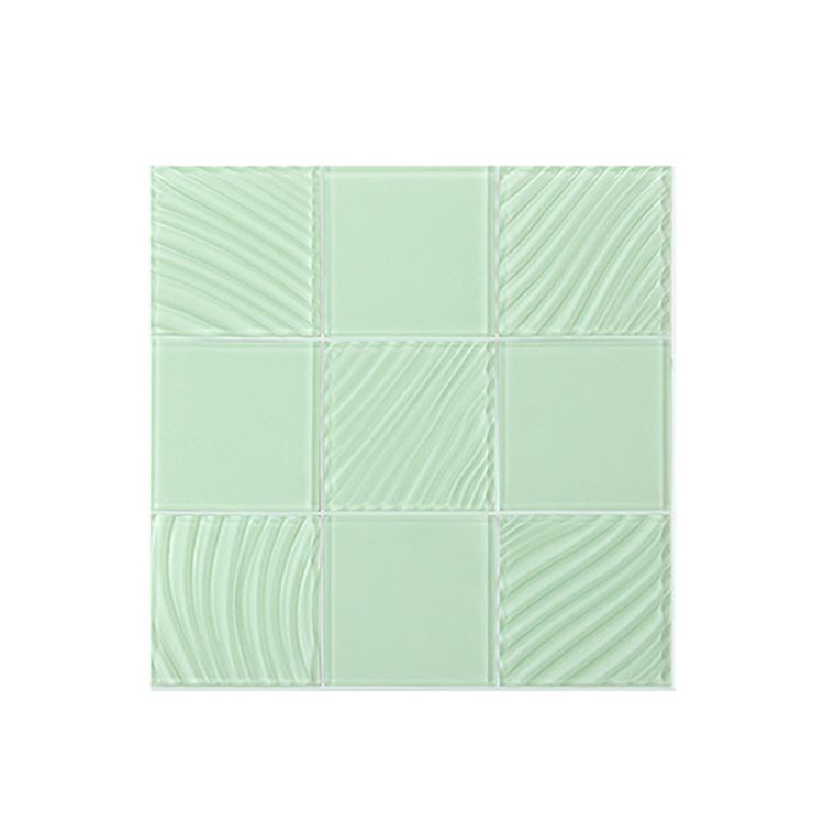 Pattern Glossy Peel and Paste Mosaic Tile Peel and Paste Tile Set of 10