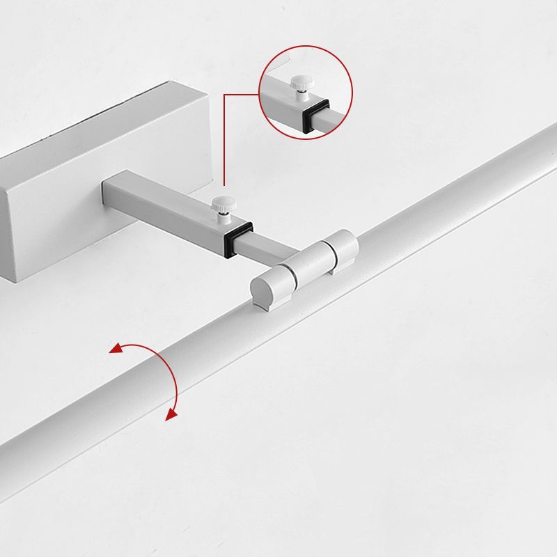 Modern Minimalist LED Wall Light Aluminium Linear Wall Lamp with Silicone Shade