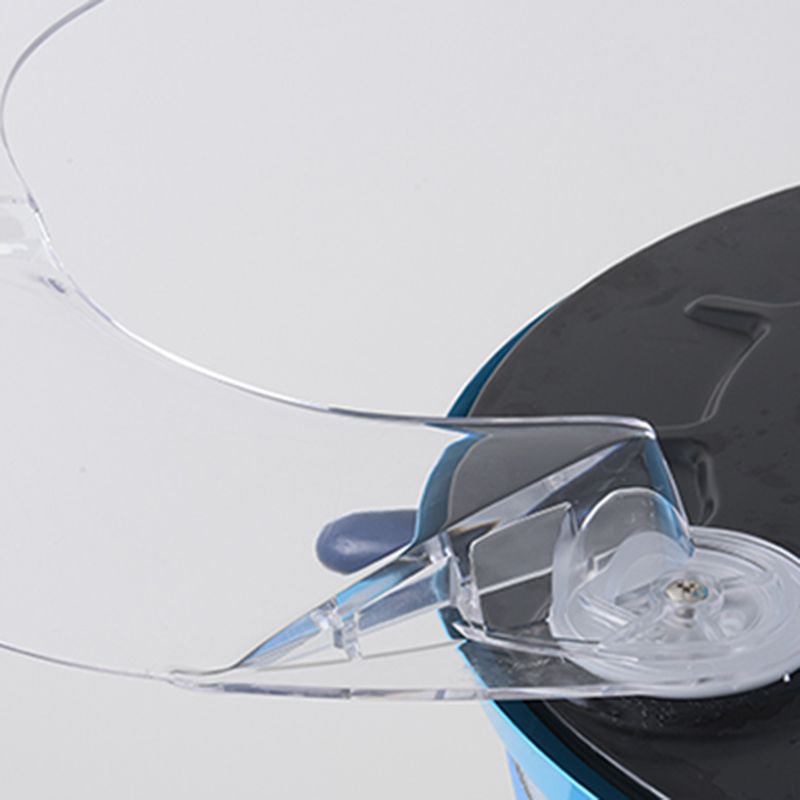 Éclairage de ventilateur de pendentif bleu