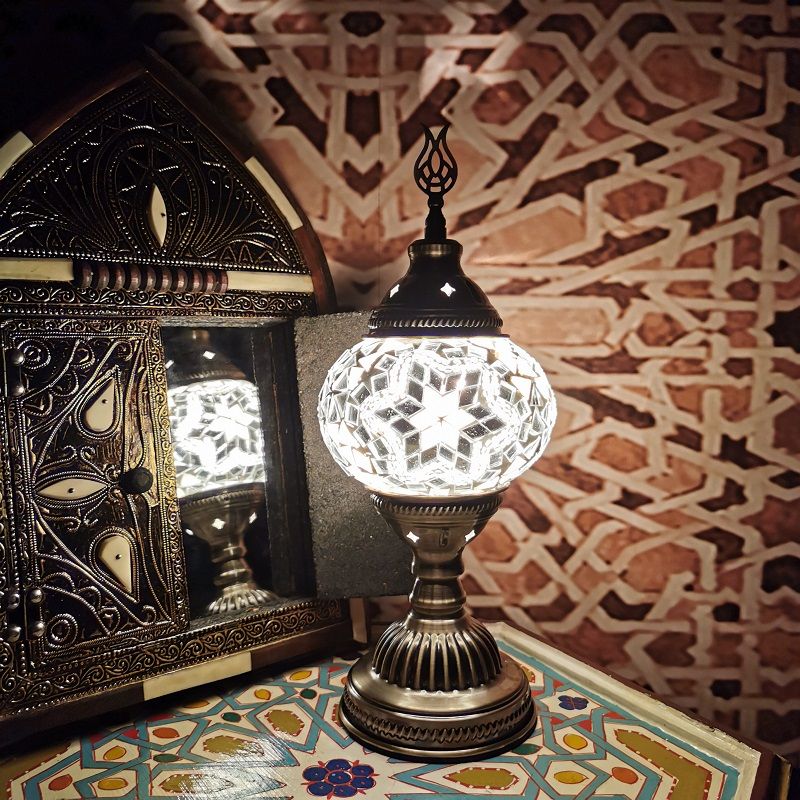Mosaïque Verre Sphérique Sphérique LAMPE TURC STYLE TURKISH 1 LIGHT LET