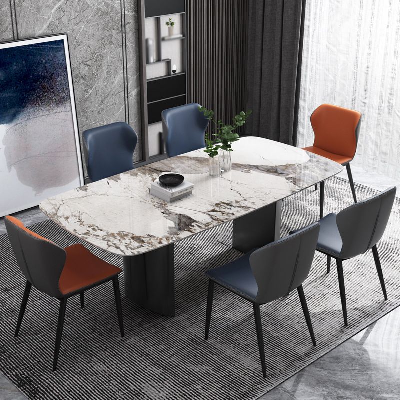 Contemporary 1/4/5/6/7 Pieces Dining Room Set Rectangle Dining Table Set