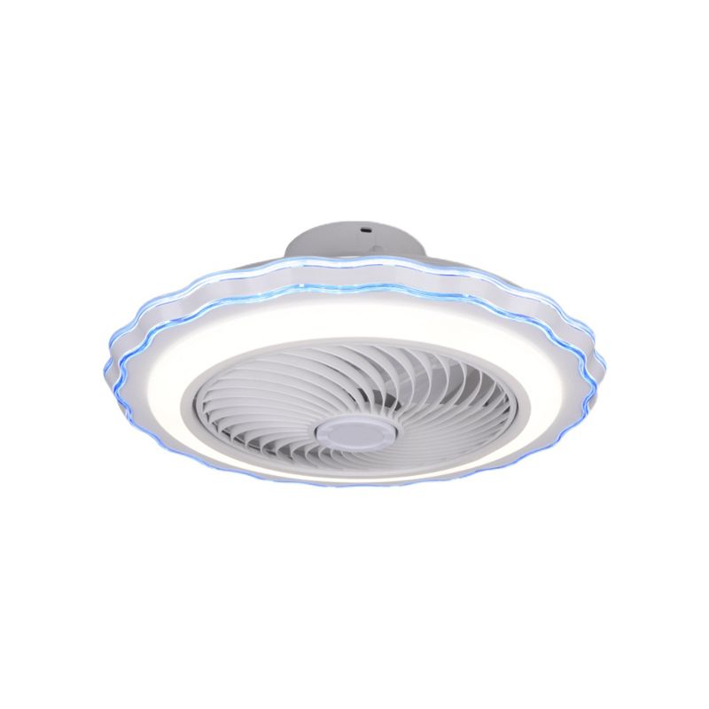 Lampada della ventola della camera da letto per bambini LED minimalista LED SEMI FLUSTO LUCE