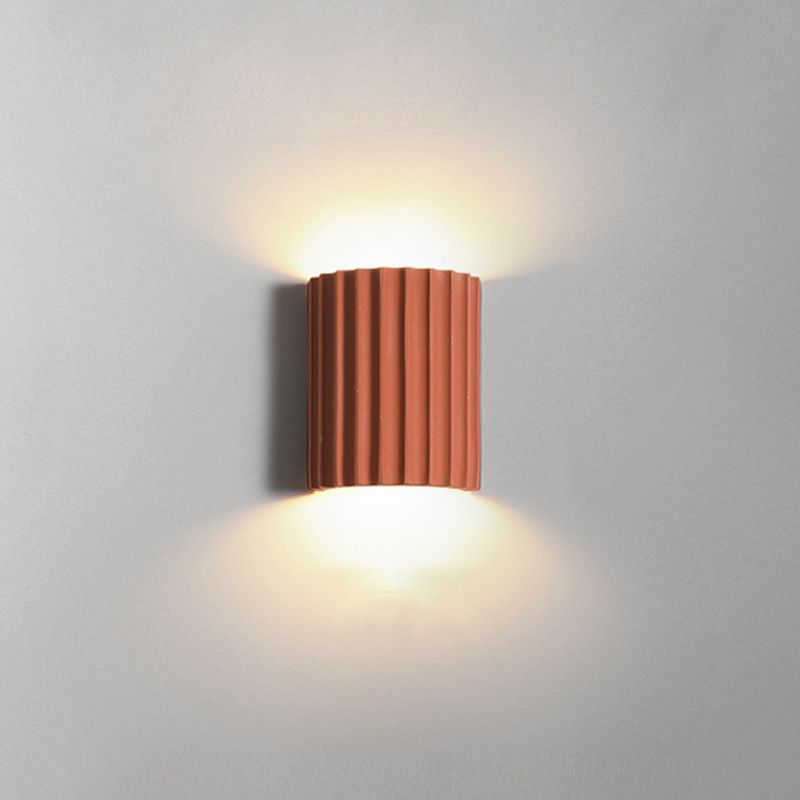 Nordic Resin Wall Light Colorful Geometric 2 Lights Wall Sconce for Living Room