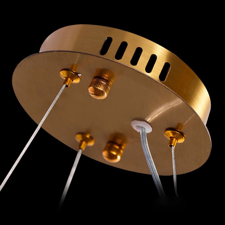 Simplicidad moderna Tambre de tambor lámpara de estar de múltiples luces múltiples accesorio de iluminación de sala de estar