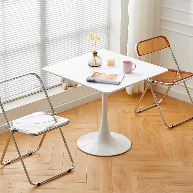 Modern White Manufactured Wood Table Home Tulip Dining Table