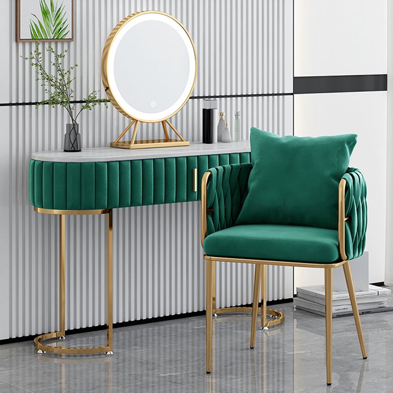 Chaises à dossier en baril rembourrées de style Glam, chaises de salle à manger en tissu de lin pour usage domestique