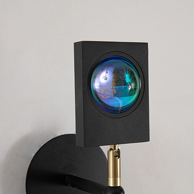 Armed 1-Light Modern Sconce Light LED Metal Wall Lighting Ideas for Living Room