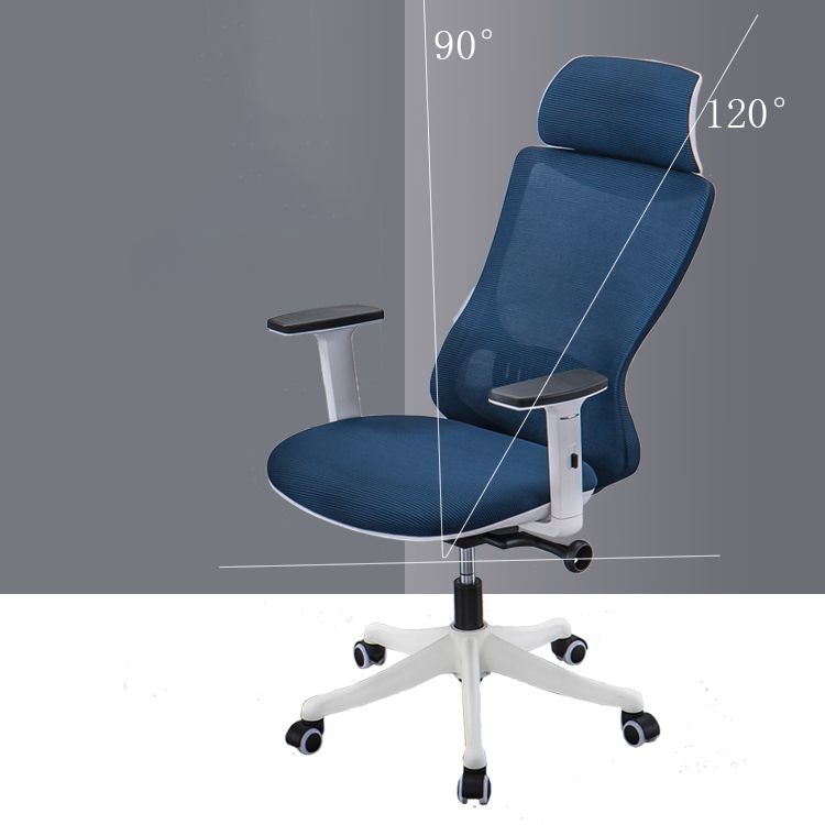 Height-adjustable Office Chair Modern Working Chair with Wheels