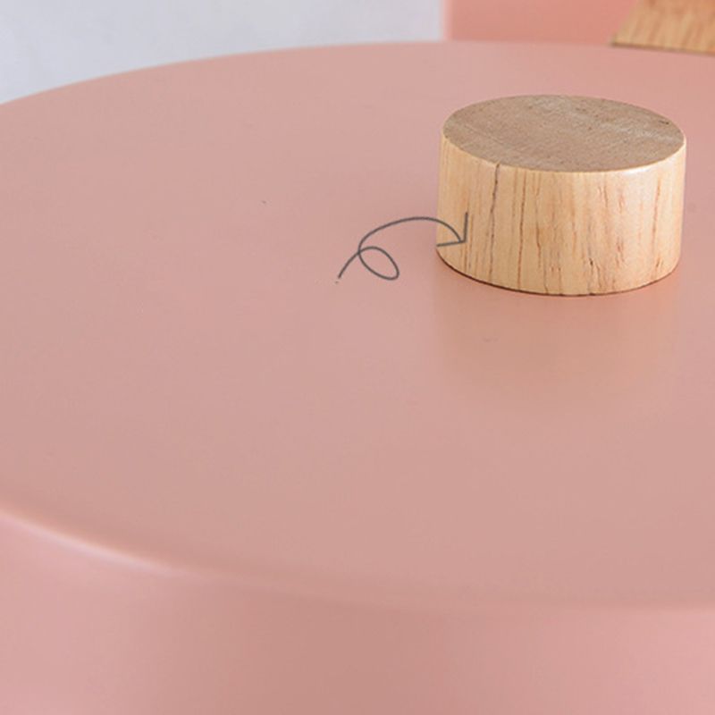 Modern Minimalist Circular LED Wall Lamp Wrought Iron Macaron Wall Light with Acrylic Shade