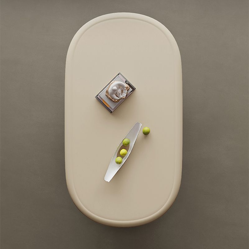 Contemporary Irregular Coffee Table Modern 15.7-In High 1 Single Cocktail Table