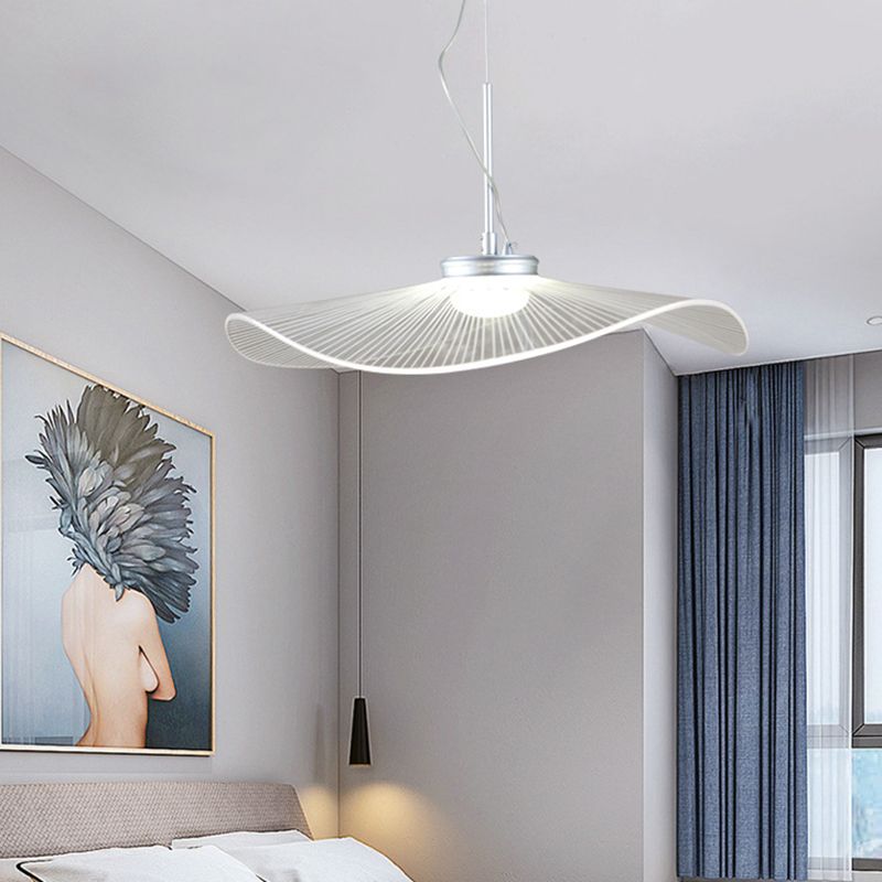 1 lumière géométrique suspendu au plafond de style moderne suspendu en métal