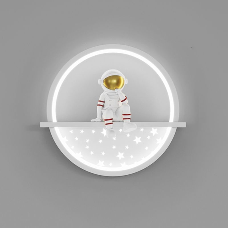 Simple LED Wall Mount Light Modern Style Wall Light with Acrylic Shade for Bedroom