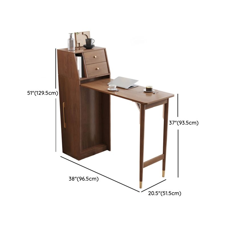Modern Wood Rectangle Counter Table 2/3 Pieces Bar Table Set for Living Room