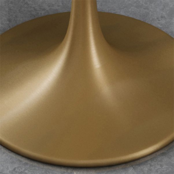 Glam Faux Marble Dining Table Set Round 1/2/4/5 Pieces Dining Set