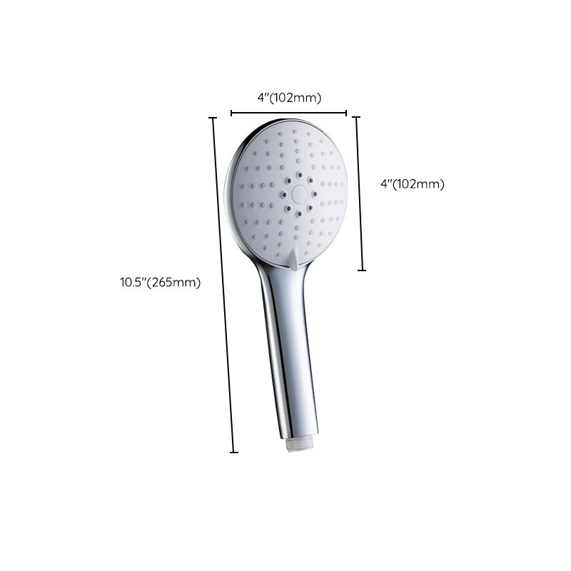 Wall Mounted Handheld Shower Head Modern Metal Hand Shower Head