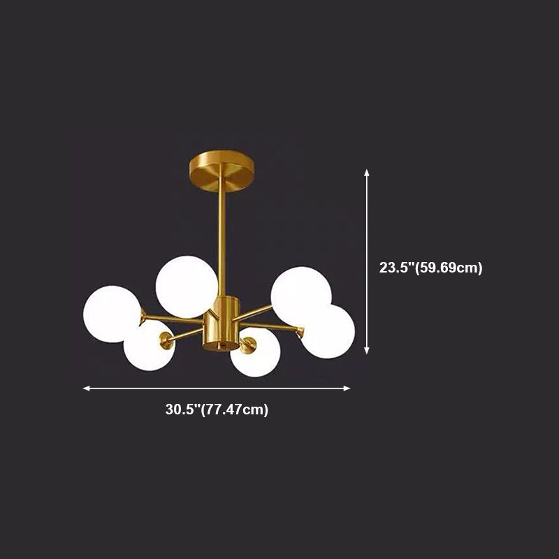 Luces de lámpara geométrica contemporánea accesorios de iluminación de lámpara de vidrio en oro