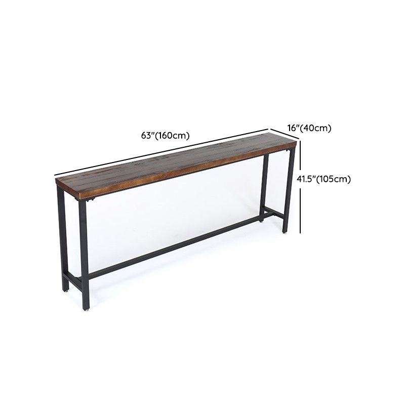 Industrial Bar Table Set 1/4/6/11 Pieces Solid Wood Pub Dining Set for Indoor