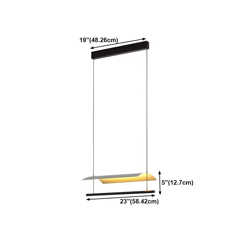 Simple Island Lighting Fixture Contemporary Pendant Lighting Fixture