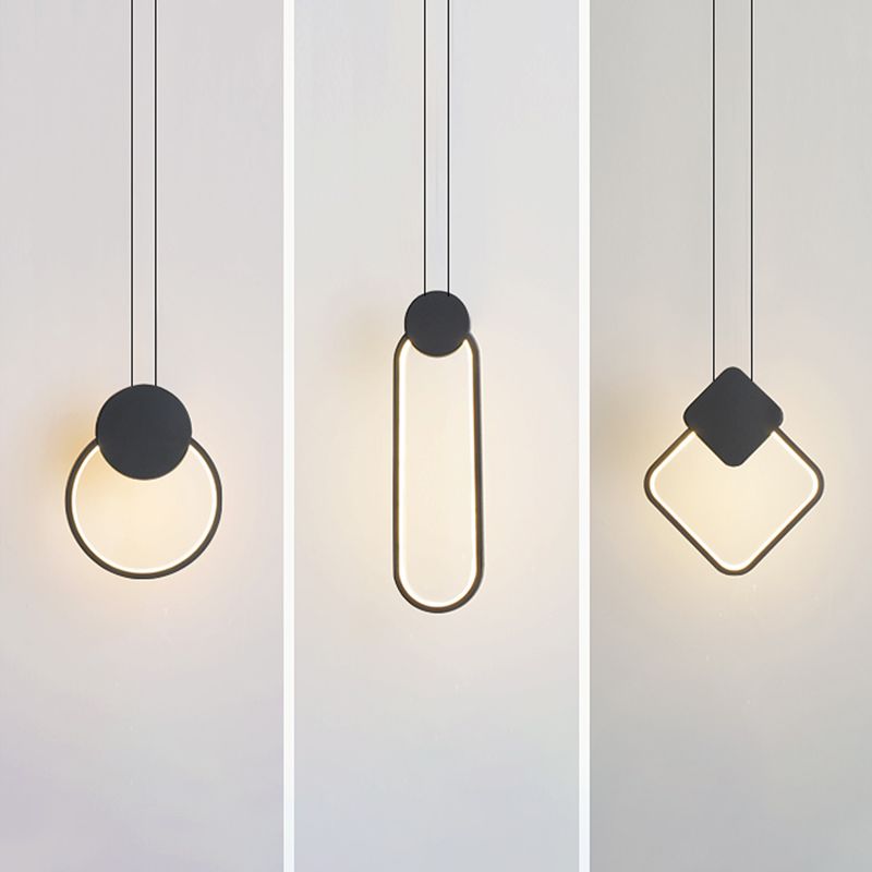 LED PROSIBLE ARRIMME ALIMENTATION DU SOILLE CHAMBRE PENDANT MODERNE SIMPLE