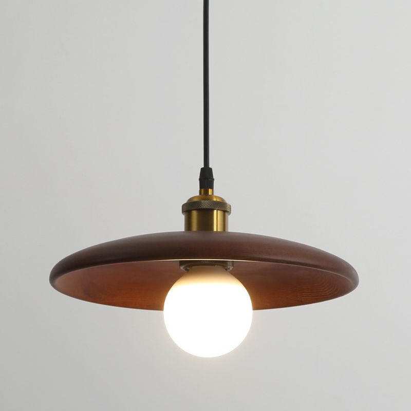 Hölzerne Suspension Anhänger Licht minimalistischer Stil Anhänger Beleuchtung
